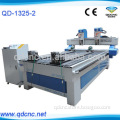 wood cnc router rotary two heads 1325 cnc router for sale QD-1325-2
